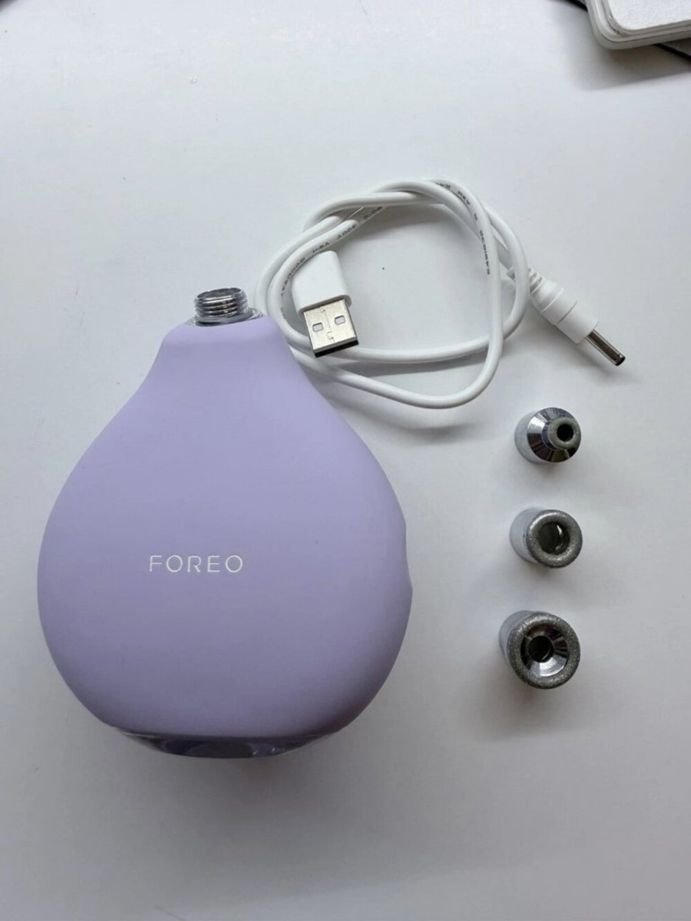 FOREO KIWI Derma Diamond Microdermabrasion Device, Lavender